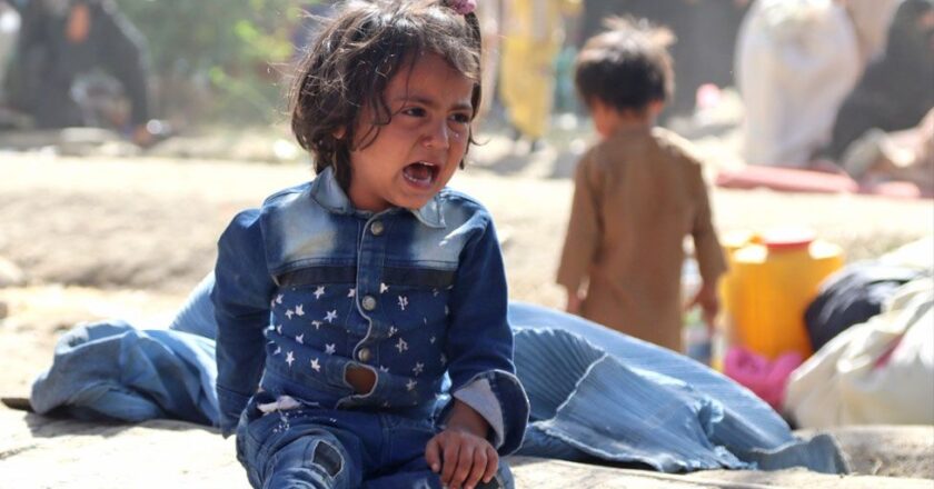Panic and disbelief as thousands flee Taliban onslaught in Afghanistan.