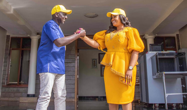 Ruto officially receives Waruguru to UDA at Karen residence